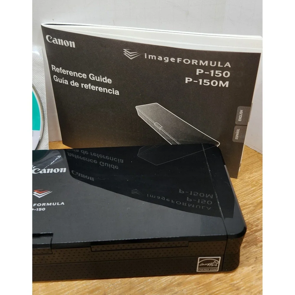 Canon imageFORMULA P-150 Portable Document Scanner Duplex USB Powered Black READ